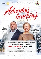 Rotary klub Poprad Vás srdečne pozýva na Adventný benefičný koncert