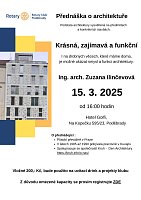 Architektura krásná, zajímavá a funkční.