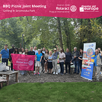 BBQ Picnic Joint meeting Rotaract Club Prague with Disaster Aid Europe