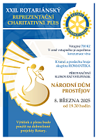 Pozvánka na Rotary ples v Prostějově dne 8. 3. 2025