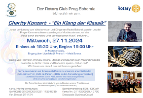 Pozvánka Rotary klubu Prag-Bohemia