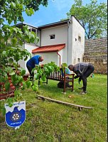 Rekonštrukcia záhradného nábytku v dome SČK Poprad